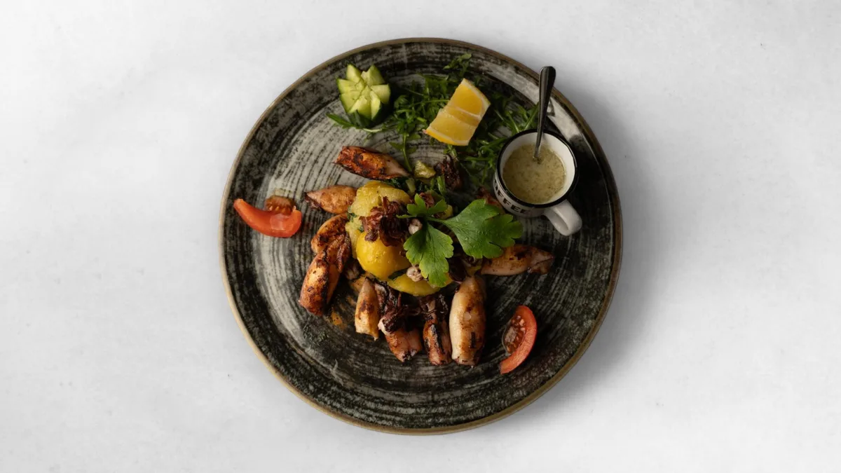 Gegrillte Calamari
