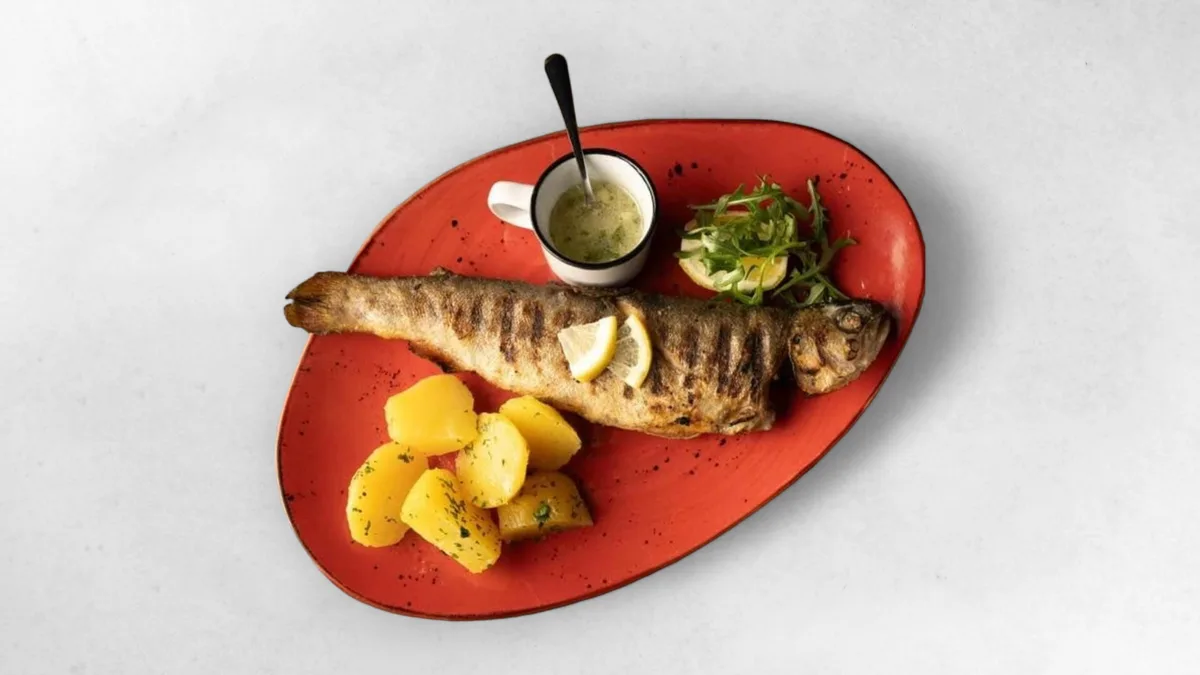 Gegrillter Zander