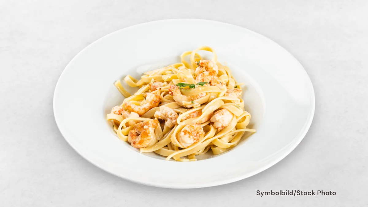 Pasta mit Shrimps