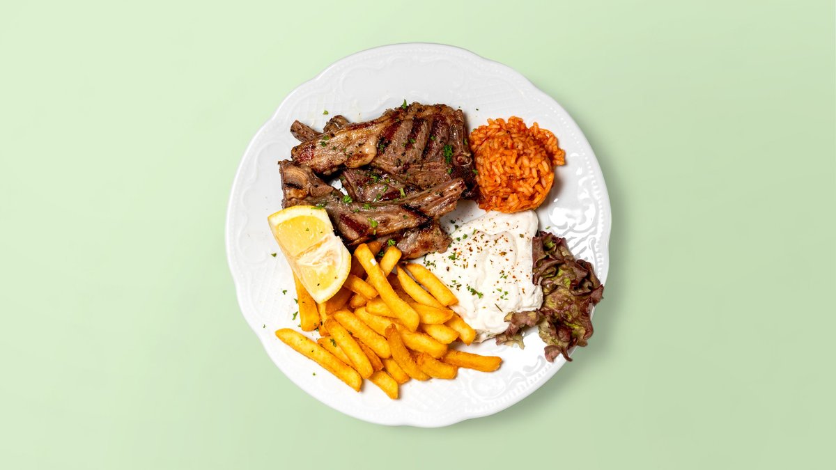 50. Lammkotelett gegrillt