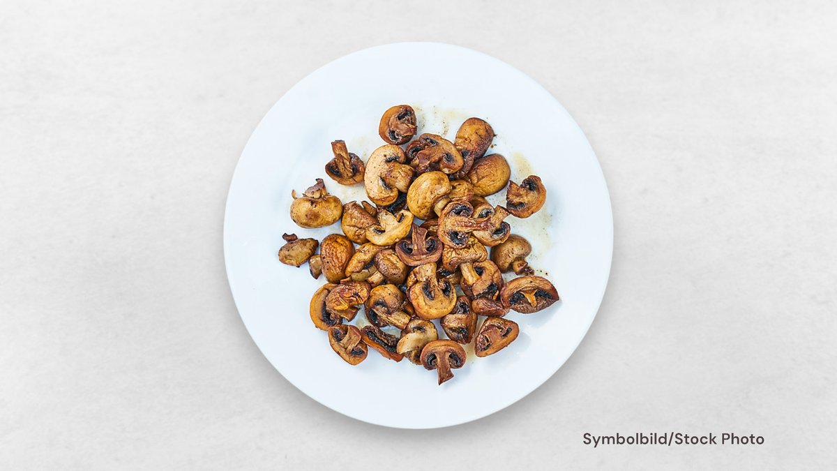 Gebackene Champignons