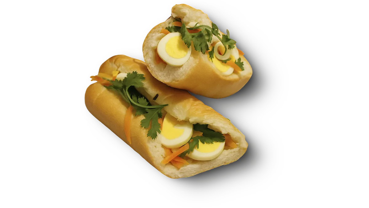 54. BÁNH MÌ TRỨNG