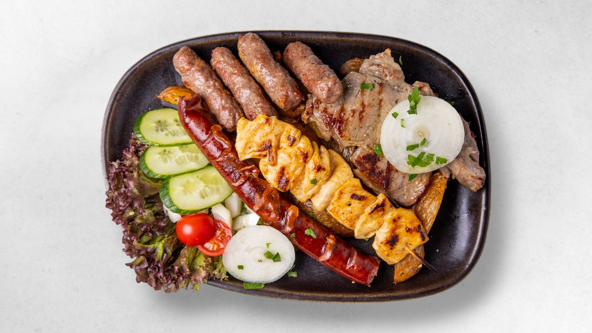 Grill Plate For 1 Person