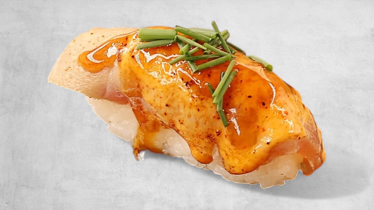 109. Nigiri flammegrillet tun