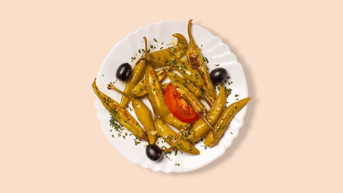 Peperoni a la Plancha con Ajo
