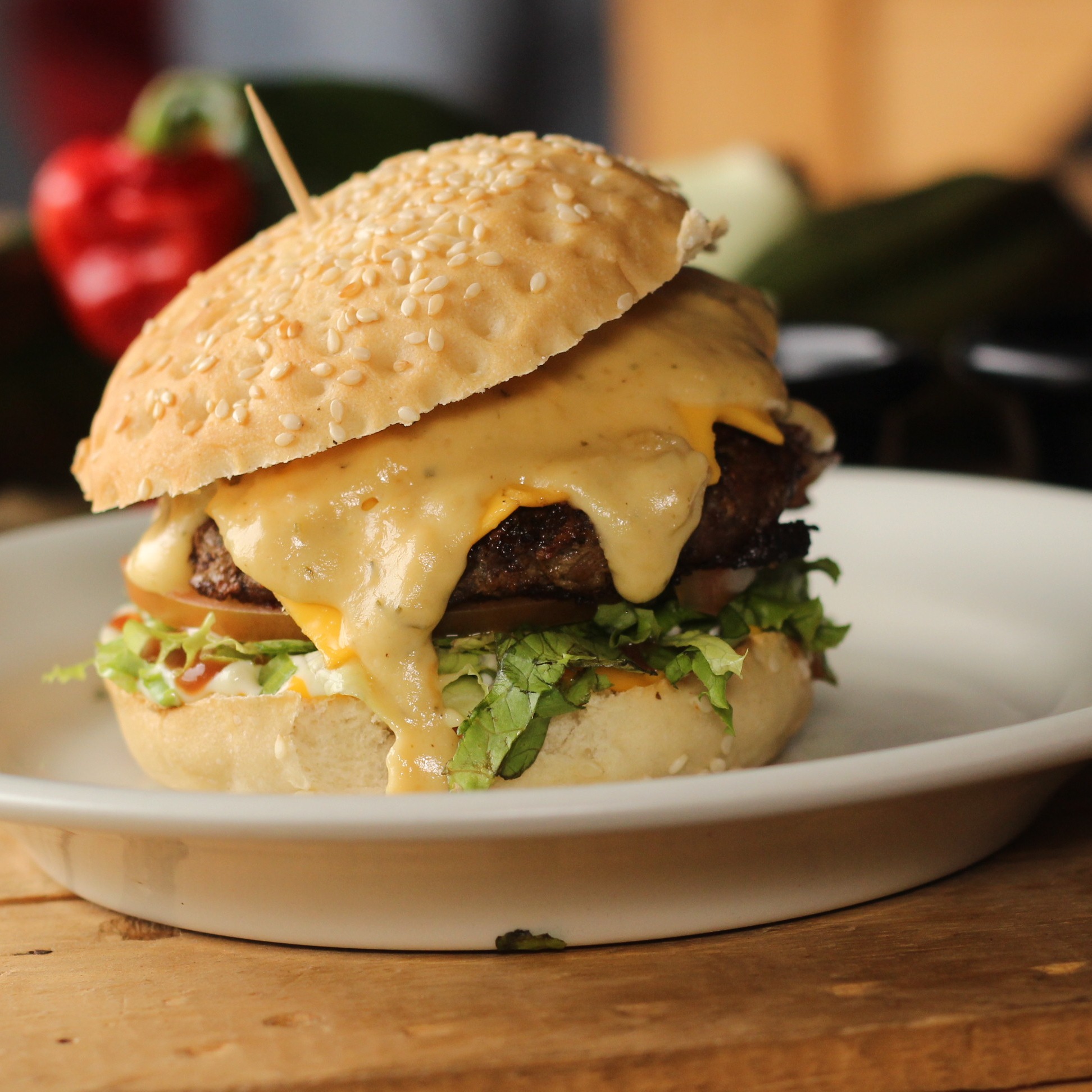 Hamburguesa Carbonara
