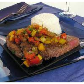 Bife Grelhado com Vinagrete