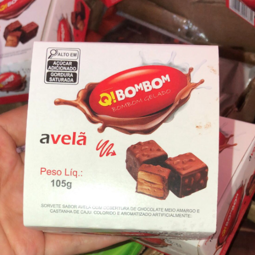Bombom Avelã Black (Cx com 12 X 105 Gr)