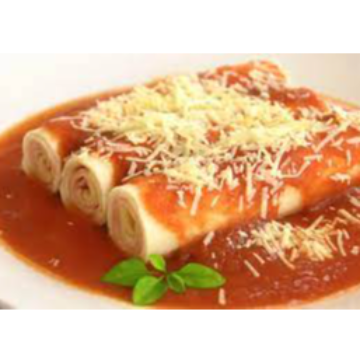 Canelone com Frango Grelhado