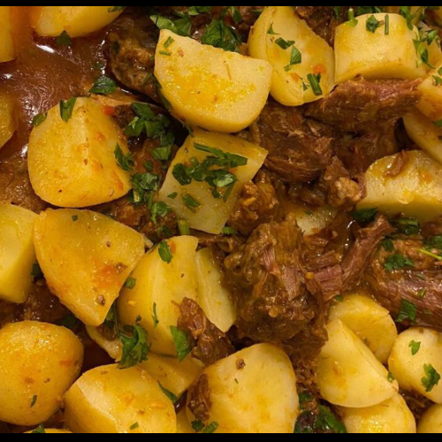 Carne Cozida com Batata