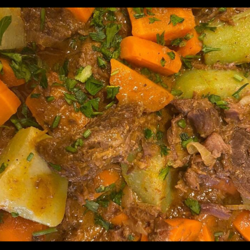 Carne Cozida com Legumes