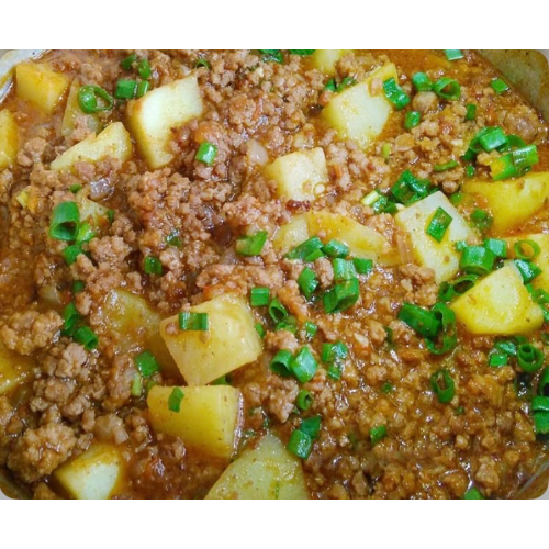 Carne Moída com Legumes
