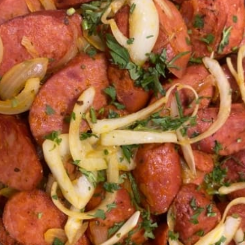 Linguiça Acebolada (+ ou Menos 0,200Grs)