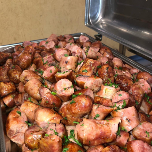 Linguiça Acebolada