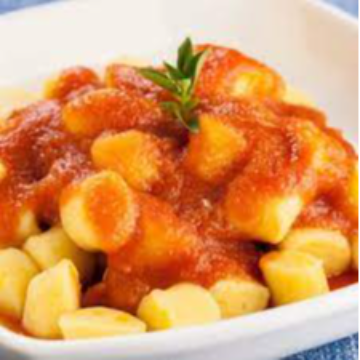 Nhoque com Frango Grelhado com Queijo