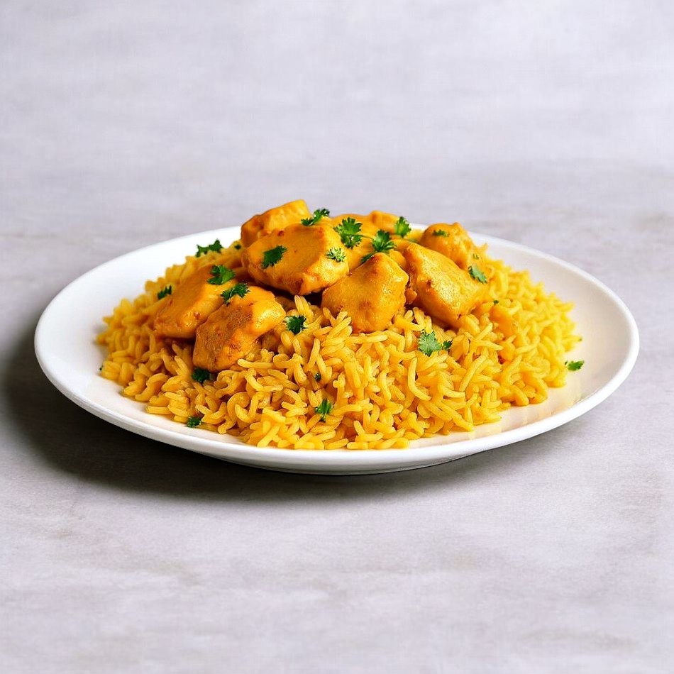 Arroz con Pollo y Curry