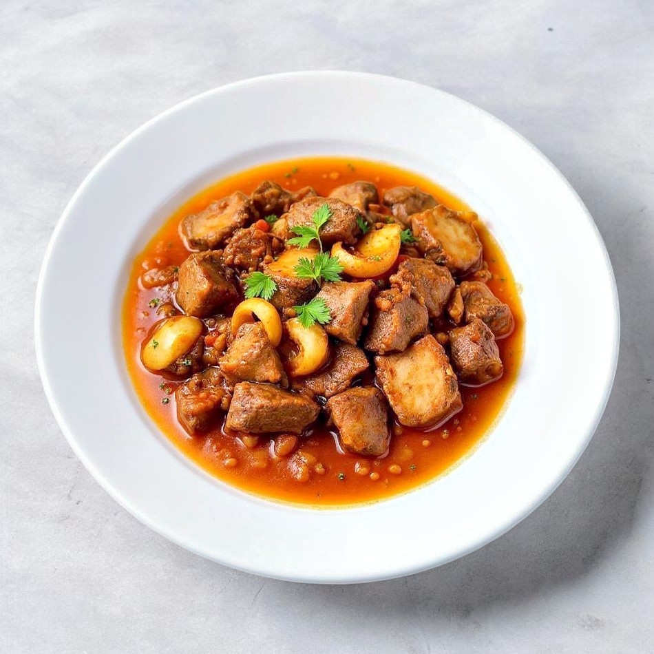 Lengua Especial en Salsa de Tomate