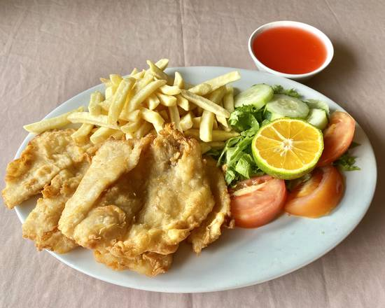 Pescado Frito en Salsa Agridulce