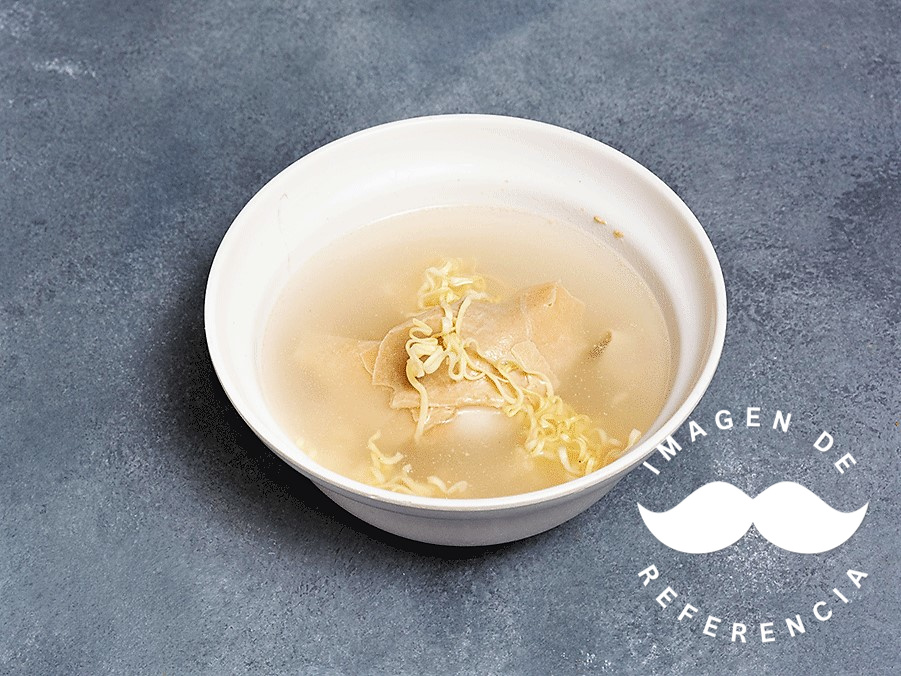 Sopa de Wantan con Pollo