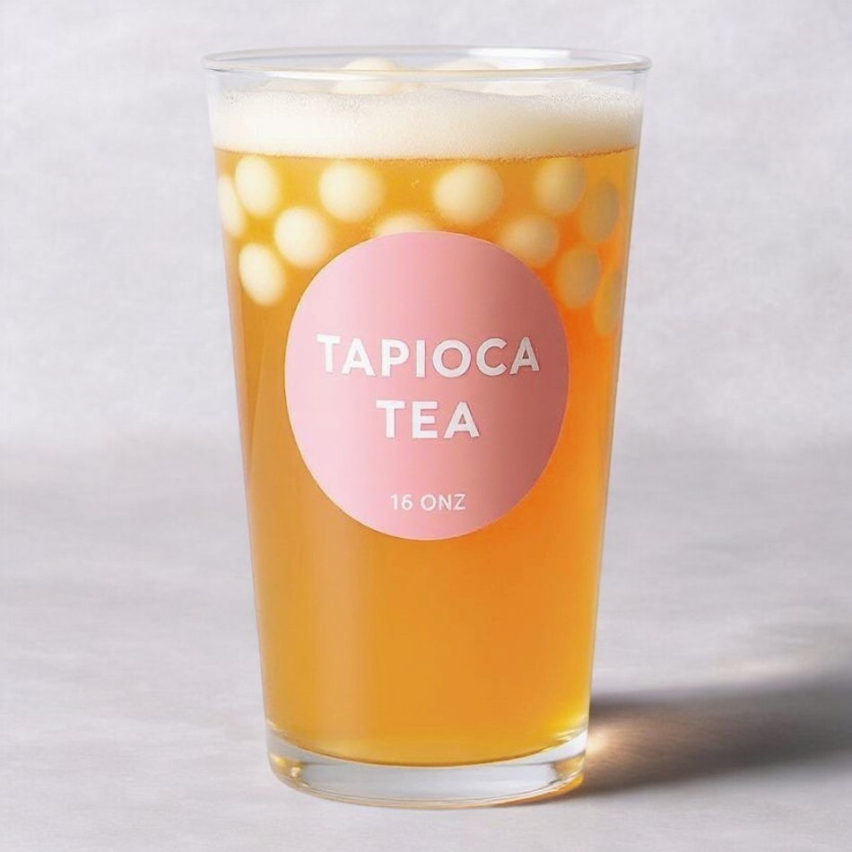 Té de Tapioca con Manzana ( 16 Onzas)