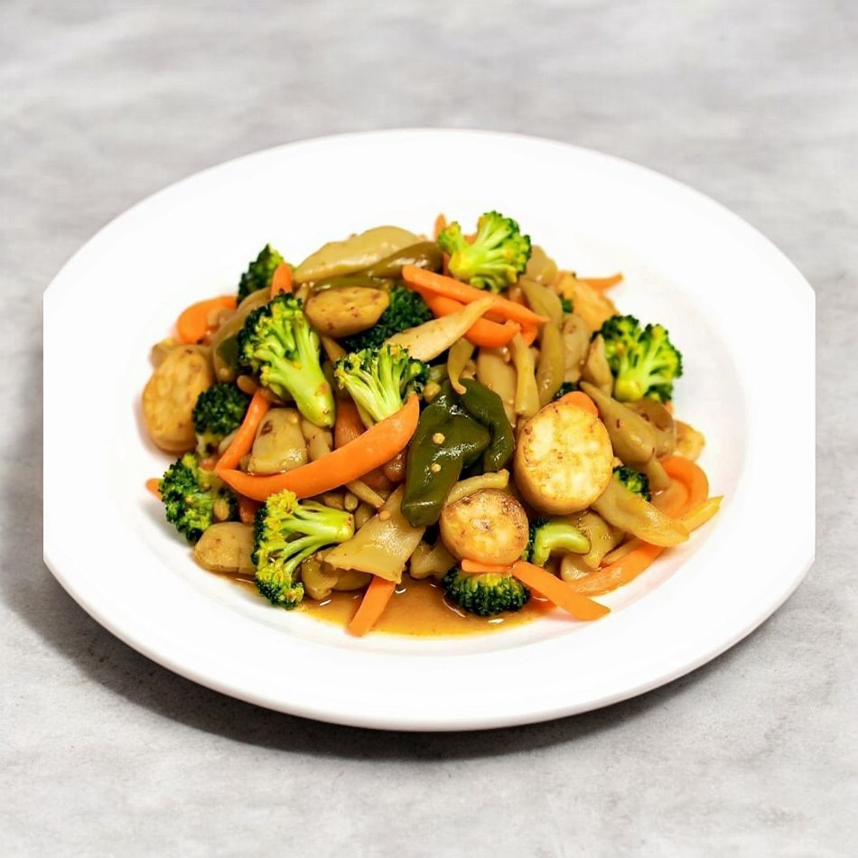 Vegetales Salteados en Salsa Ostion