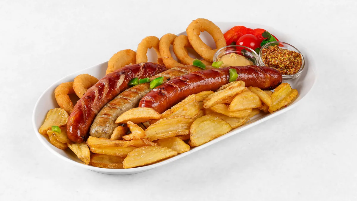 Radatz Austrian sausages – Sausage platter (3 sausages)
