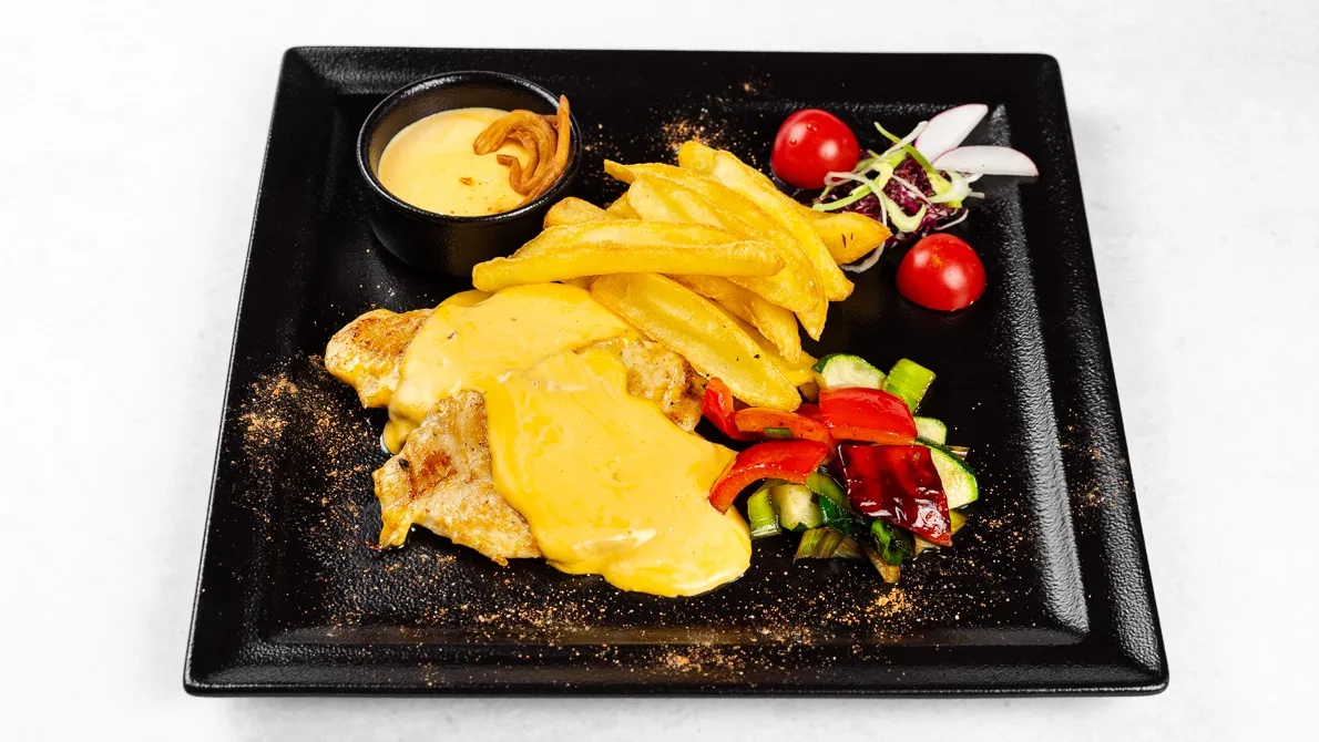 Pollo con cheddar