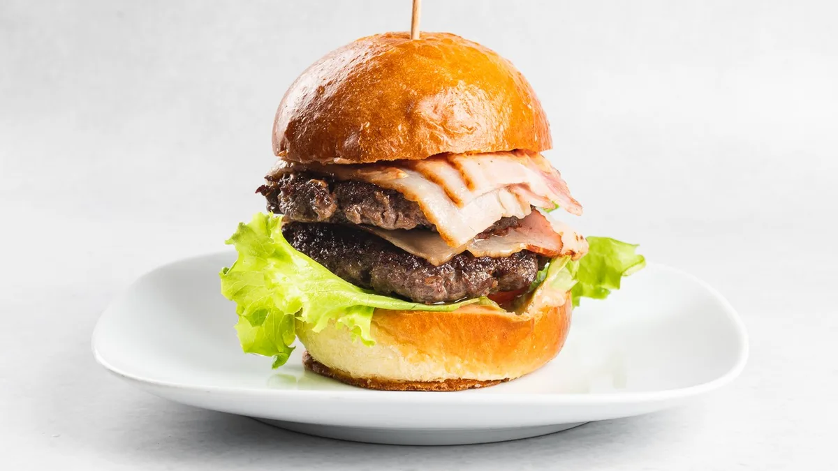 Double rosti burger Pjažentin