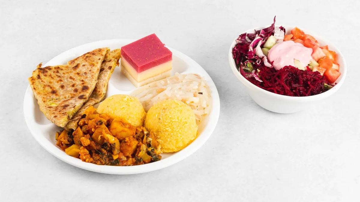 Kosilo 2 - Vegan (slika je simbolična)