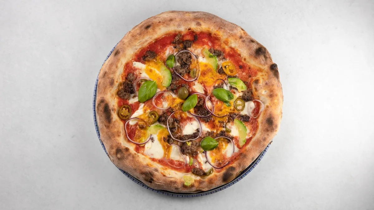 Pizza Mexicana Mozzarella di Buffalo