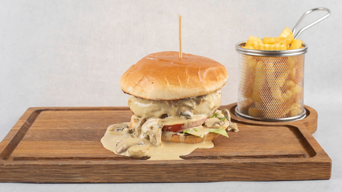 Burger smoked cheese