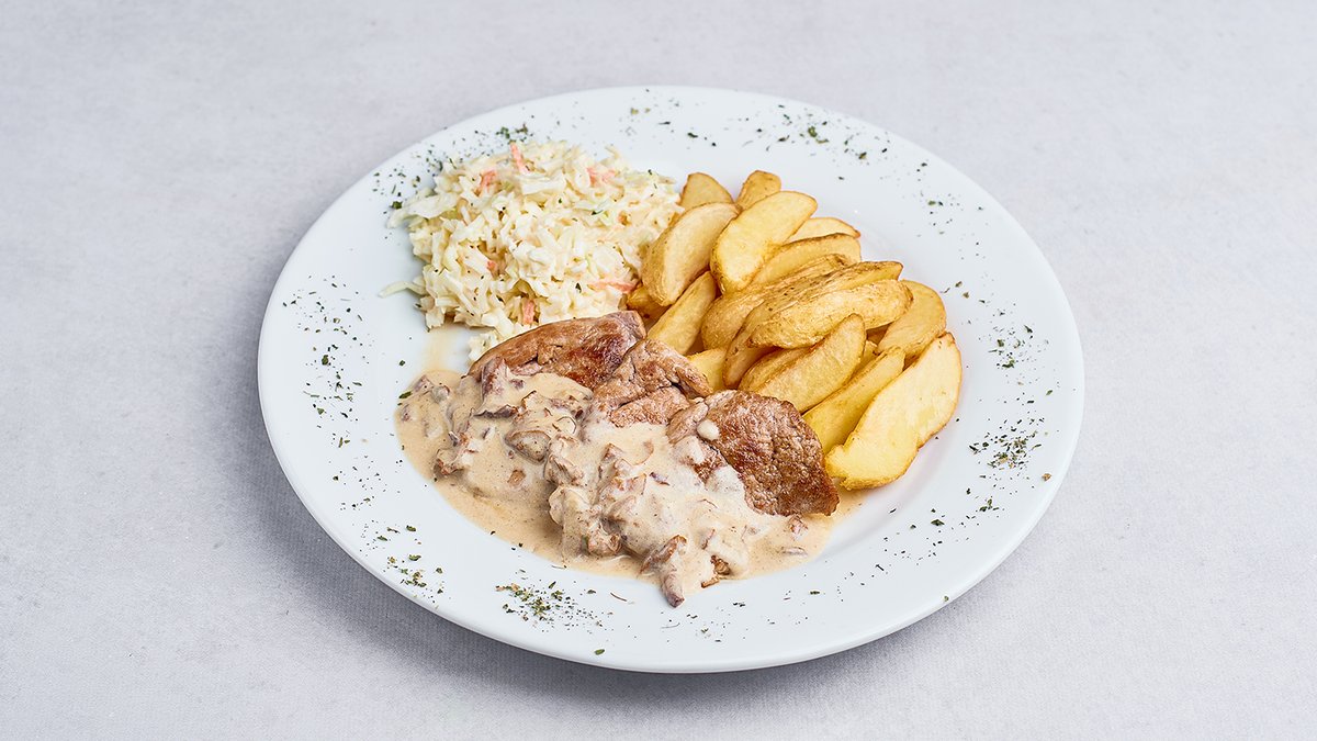 Lungić u umaku od gljiva