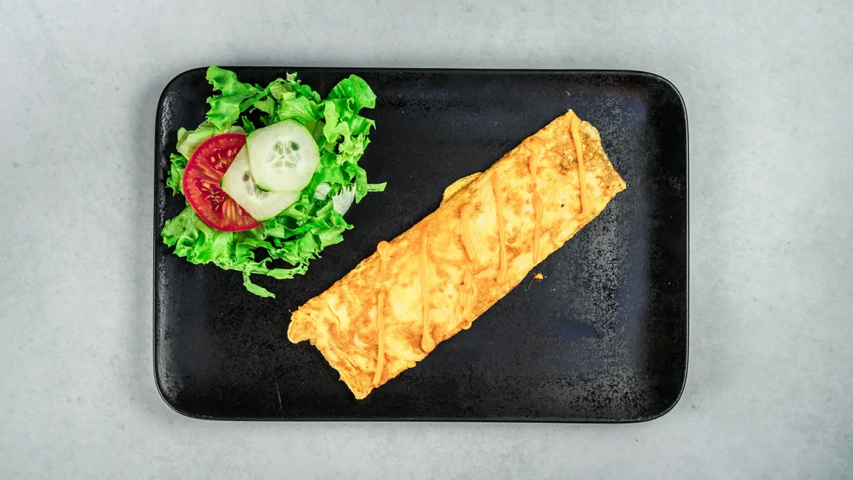 Omlet sa sirom