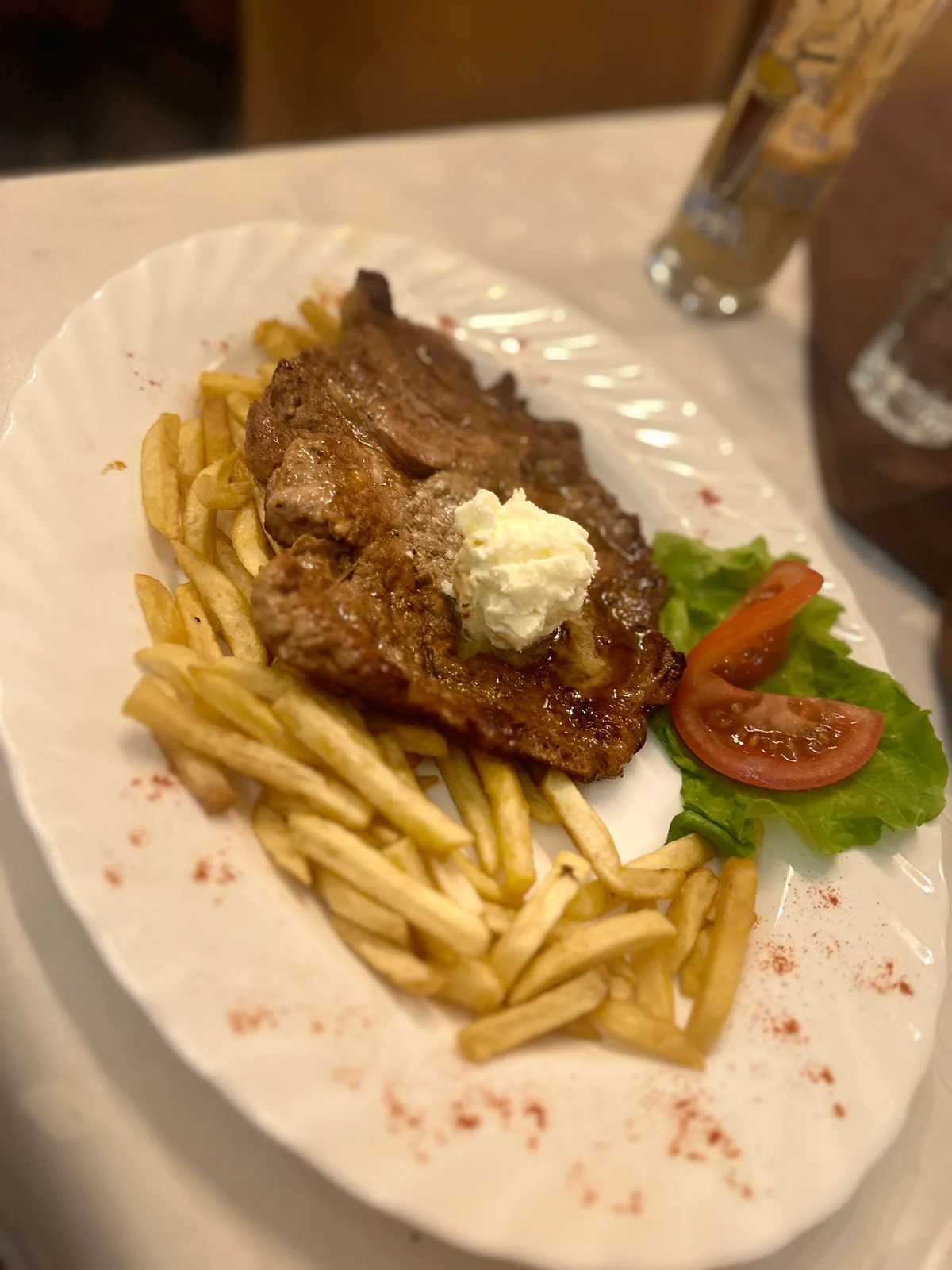 Juneći ramstek na kajmaku 250g