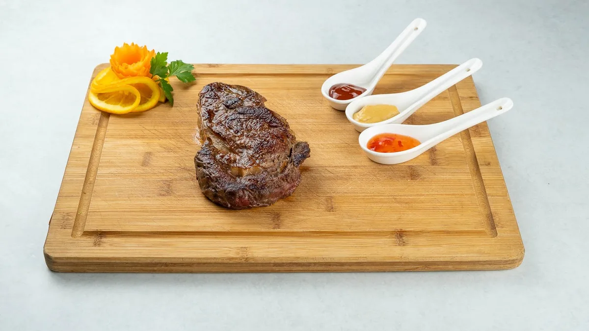 Rib-eye steak
