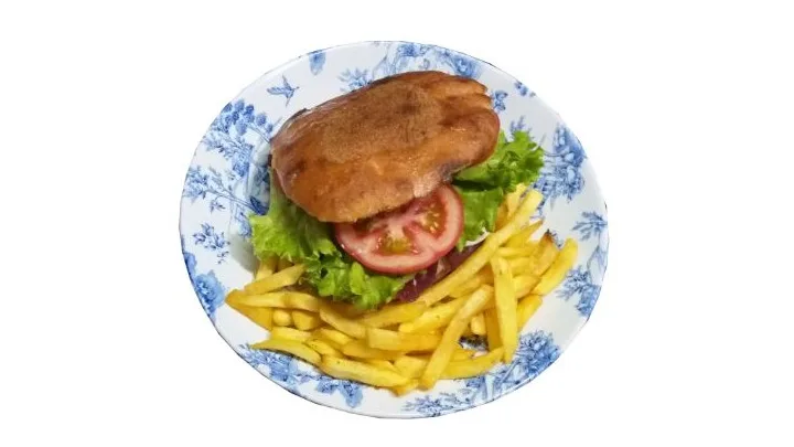 Srpski sendvič + pomfrit