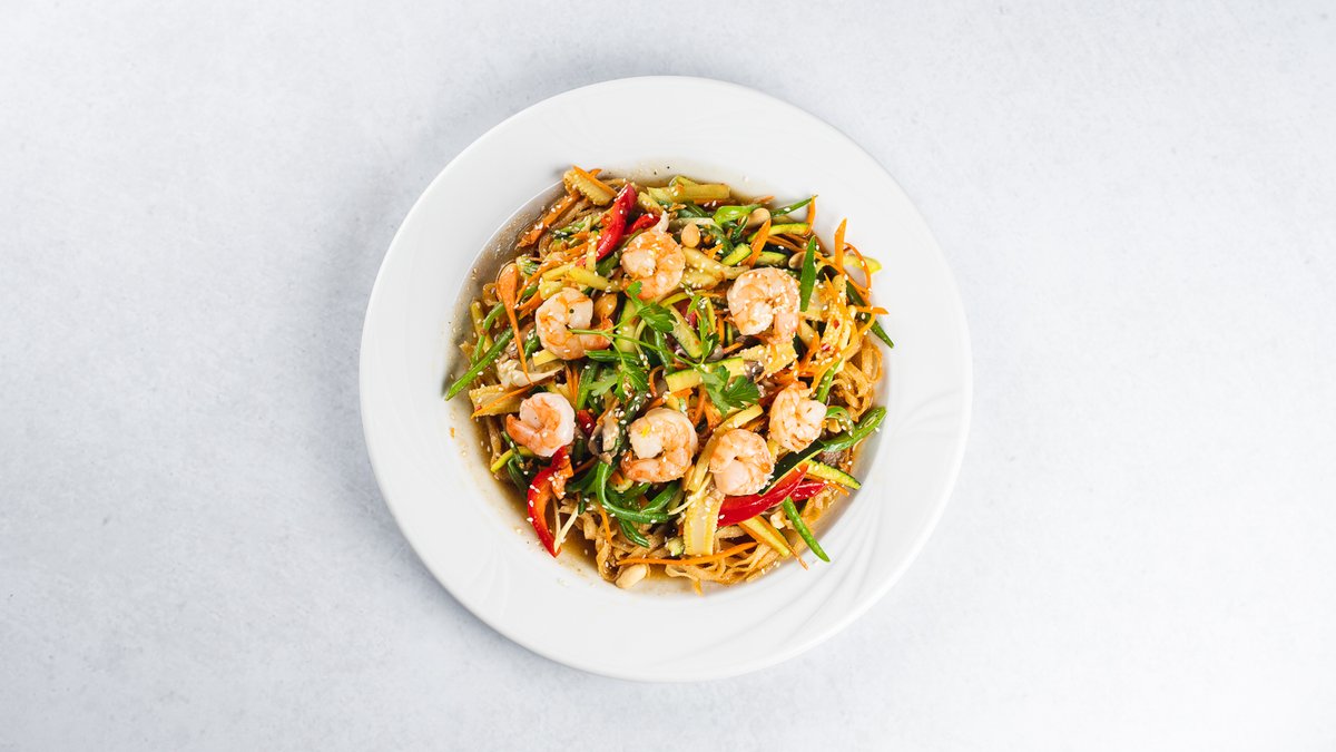 Wok kozice