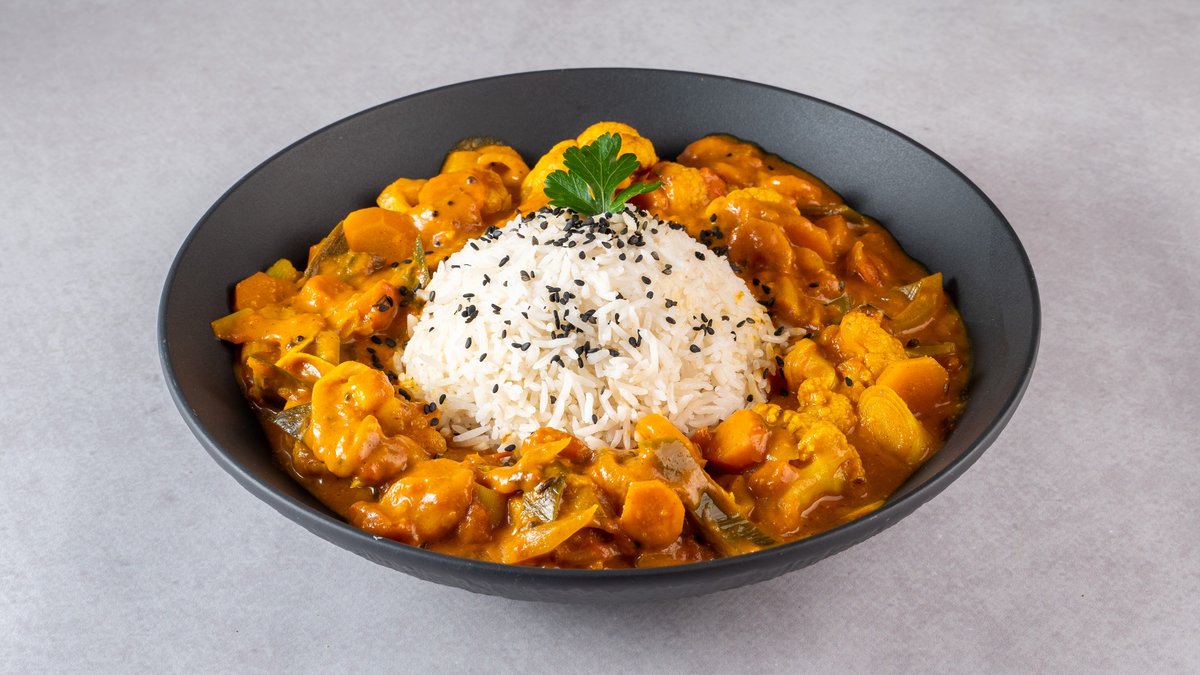 Yellow curry piletina