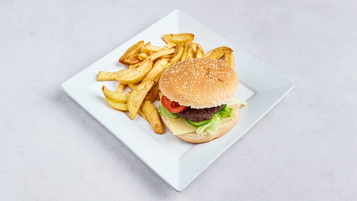 Vege burger s prilogom