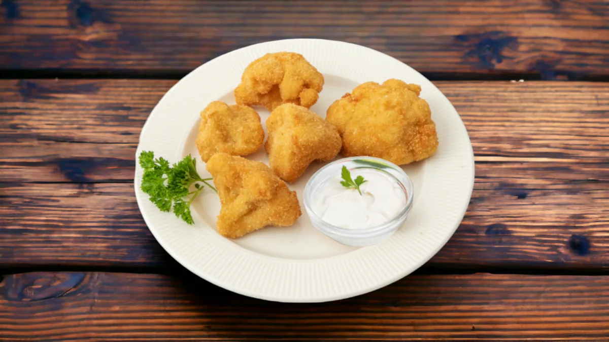Rántott karfiol tartármártással