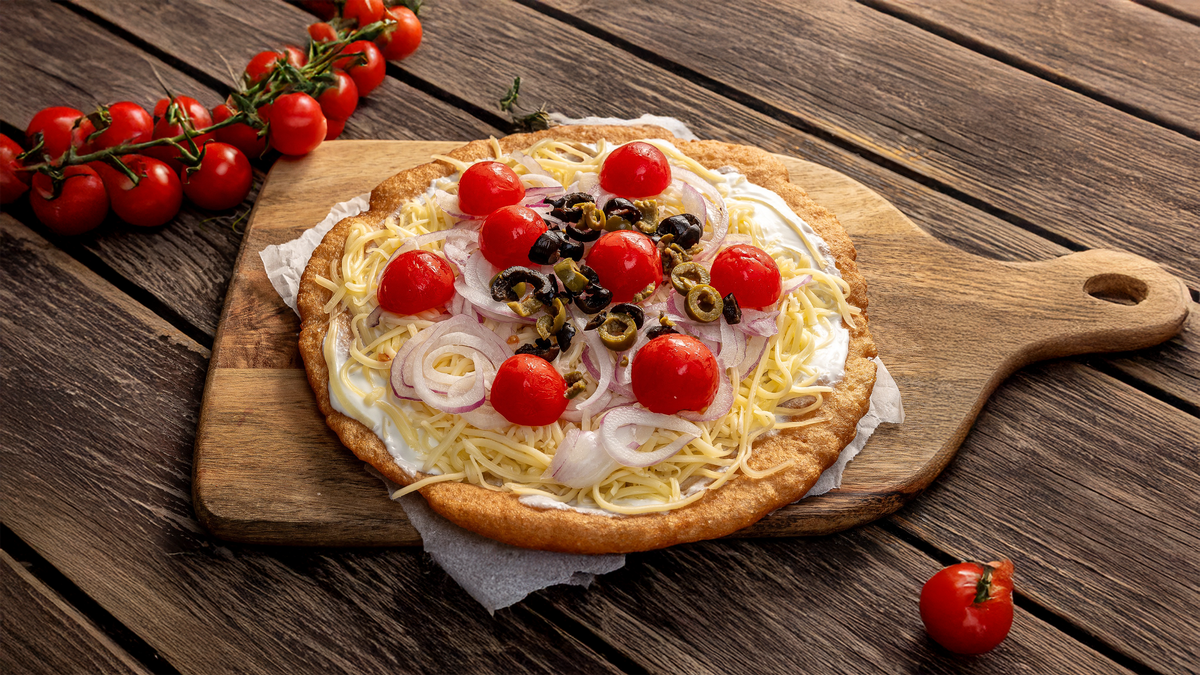 Gluténmentes Vegetáriánus Lángos