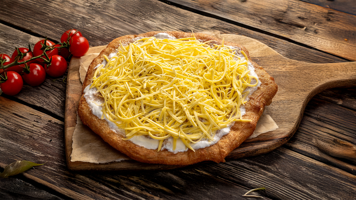 Vegán alap Sajtos-Tejfölös Lángos