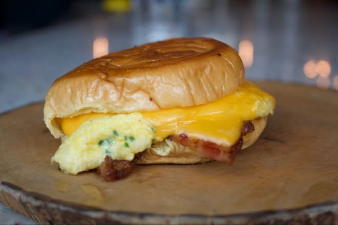 Bacon, Egg, and Cheese Sandwich