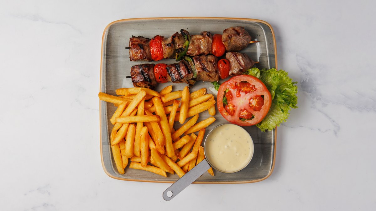 Marinerede grillspyd 2 stk