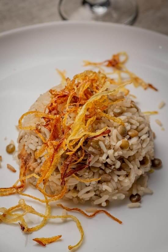 Porção Arroz Com Lentilha 250g