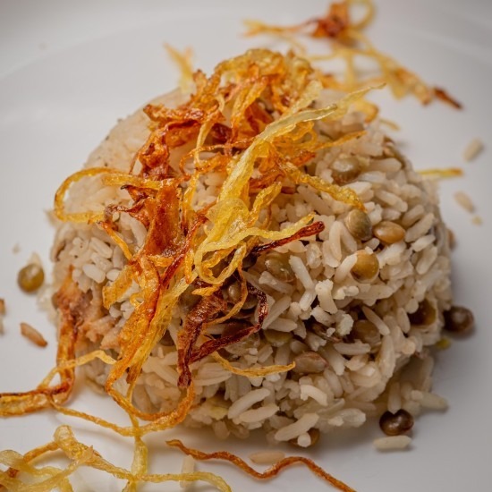 Porção Arroz com Lentilha