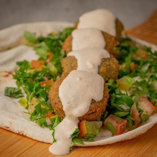 Sanduíche Falafel