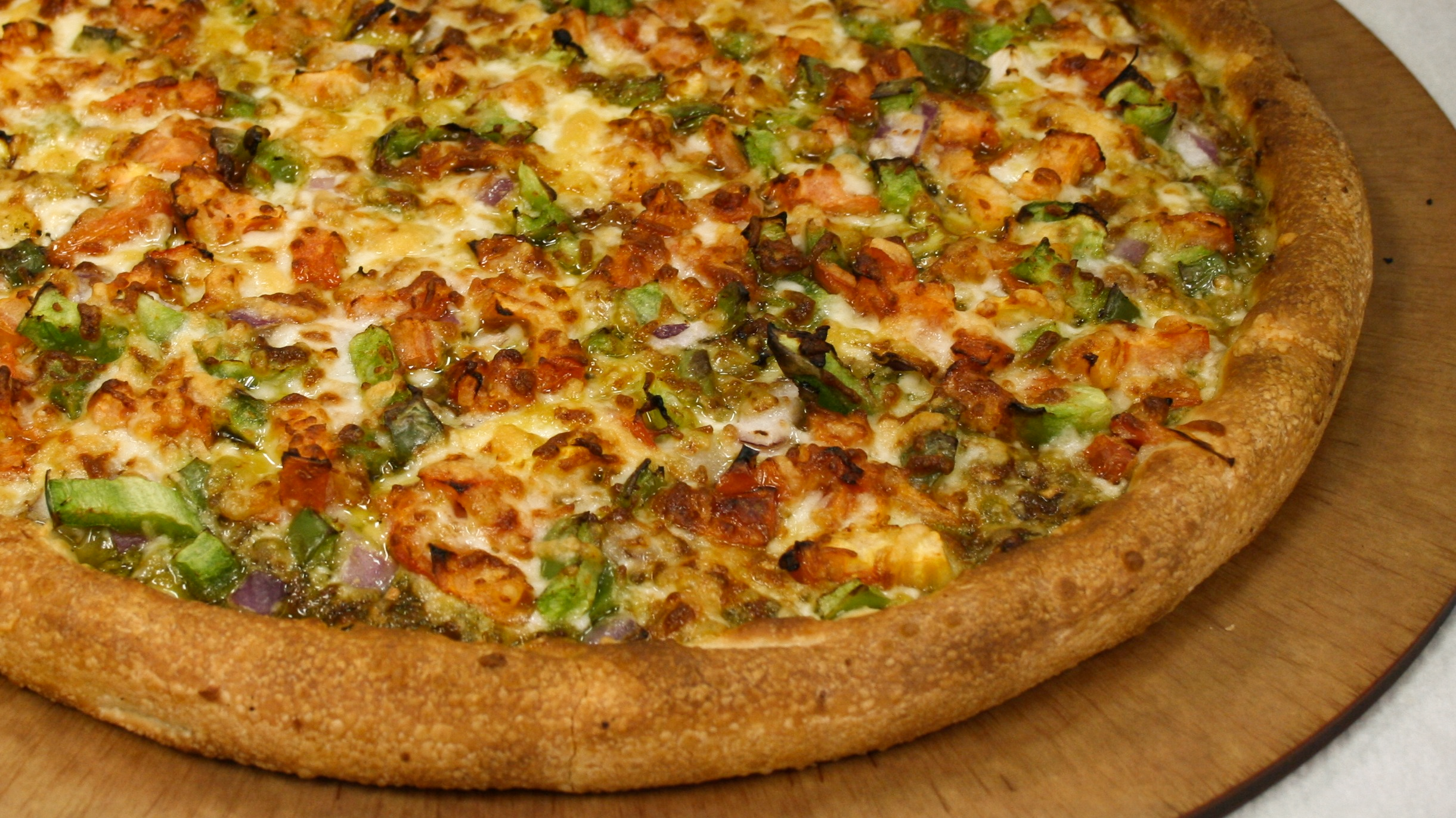 Pesto Garden Veggie Pizza