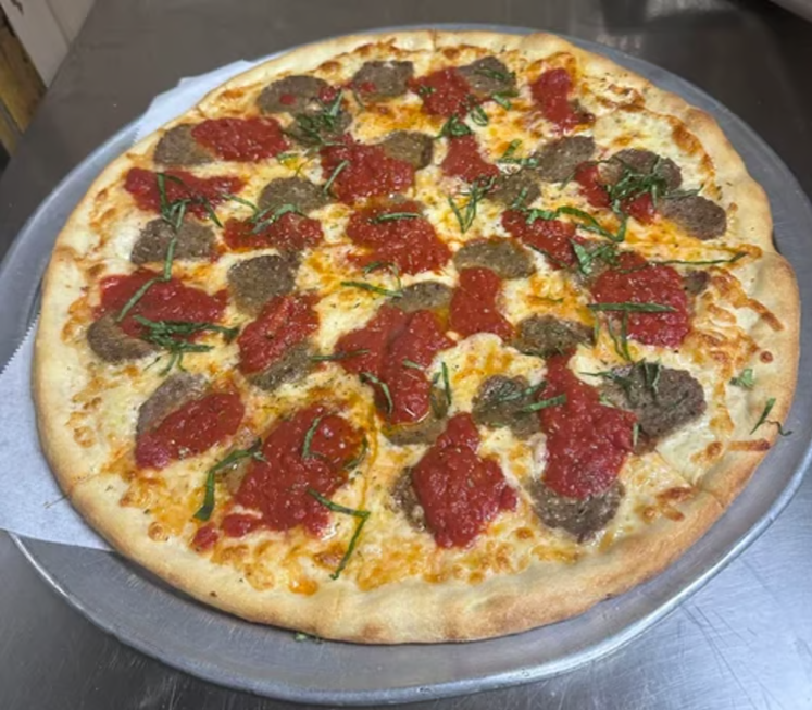 Meatball Parm Pizza