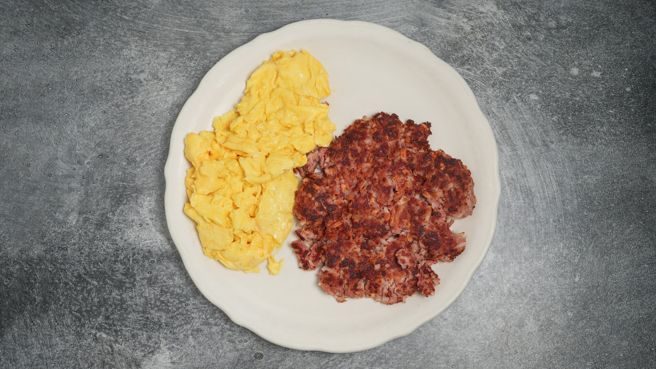 Corned Beef Hash and Eggs